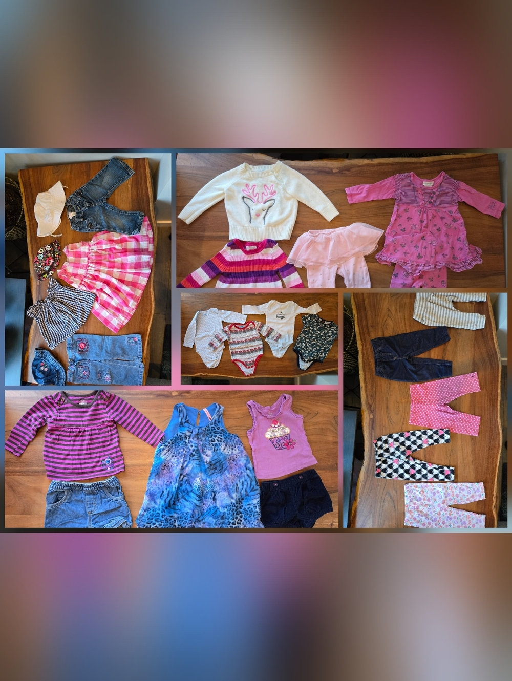Baby girl clothes lot bundle, 6-12 months